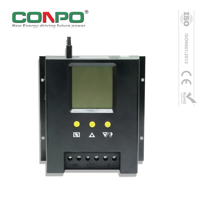 80A, 12V/24V Auto., PWM, LCD CM Solar Charge Controller/Regulator