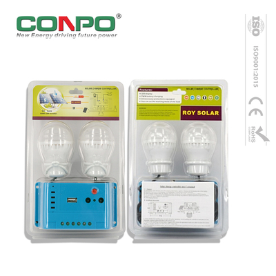 10A, 12V/24V Auto., PWM, 1*USB, LED with light CK Solar Charge Controller/Regulator
