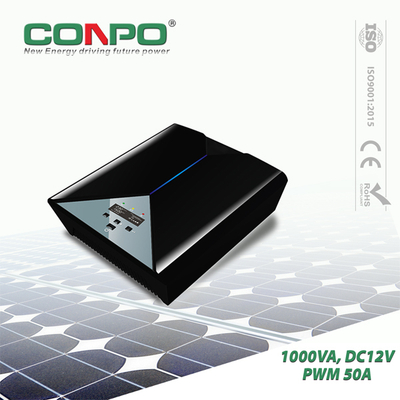 1KVA/800W, Personal Power Station, DC12V, PWM 50A, AC230V, Hybrid Solar Inverter