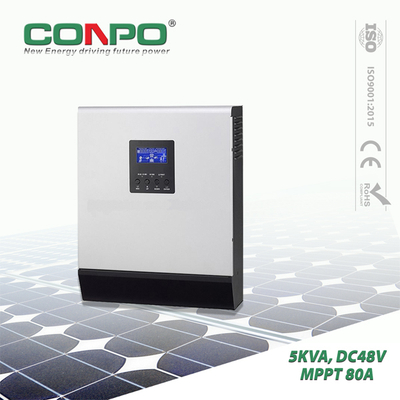 5KVA/4000W, DC48V, MPPT 80A, AC230V, Hybrid Solar Inverter