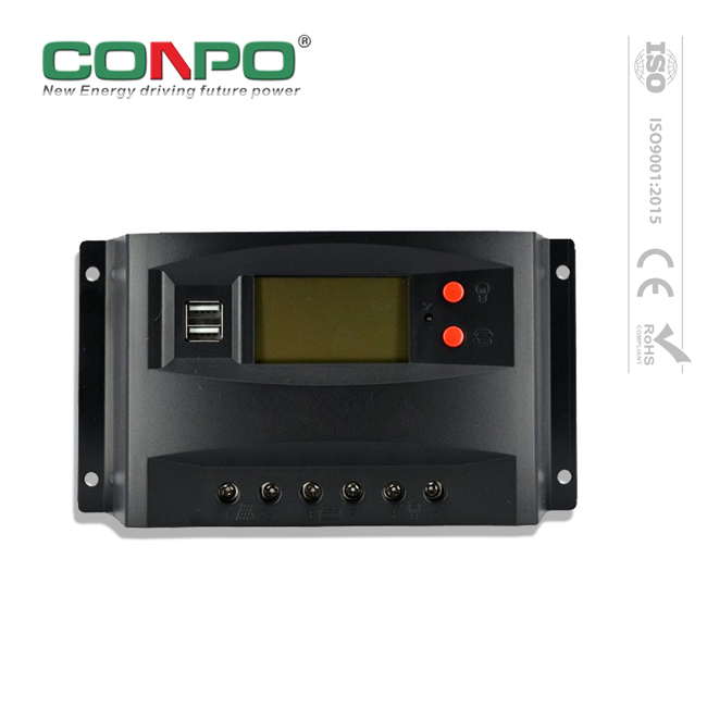 40A, 12V/24V Auto., PWM, 2*USB, LCD CK series Solar Charge Controller/Regulator