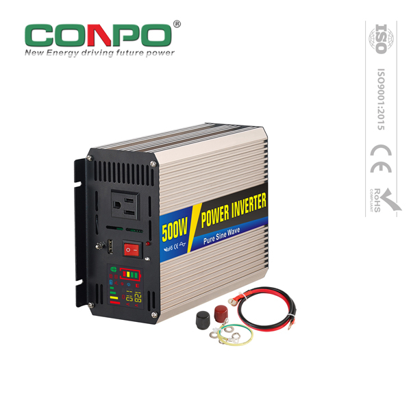 300W/500W, DC12V or 24V, AC 220V, DC-AC Pure Sine Wave Inverter