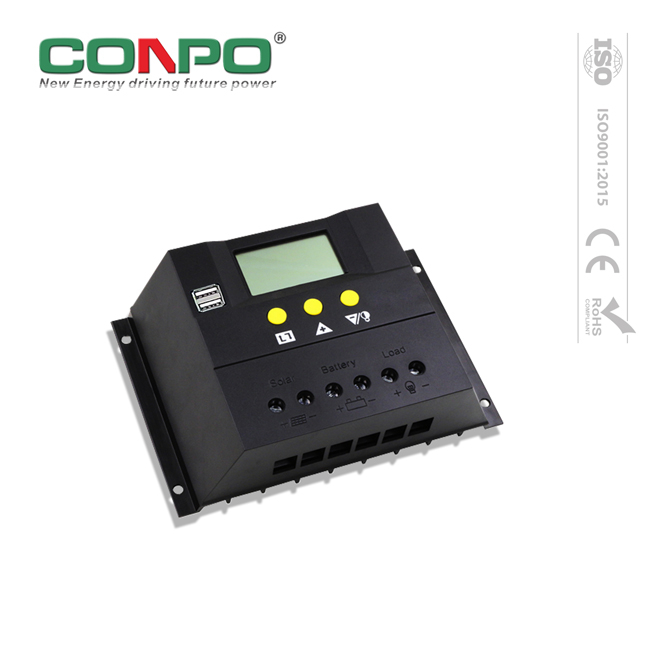 50A, 48V, PWM, 2*USB, LCD CM Solar Charge Controller/Regulator