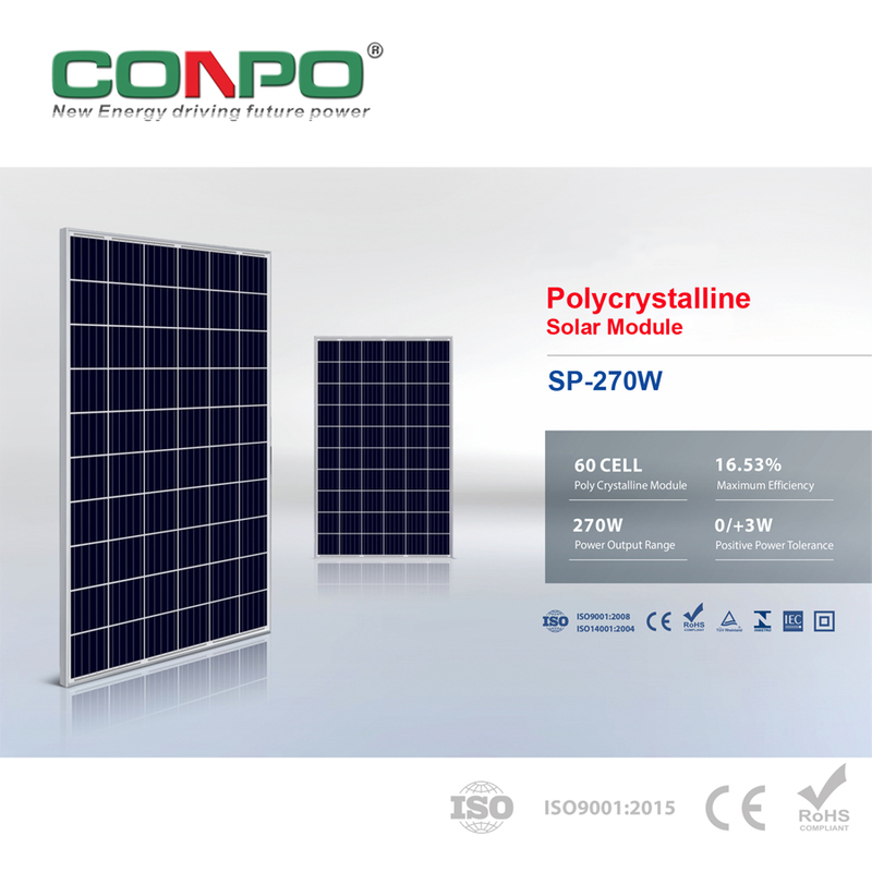270W, 60Cell, Polycrystalline Solar Panel, PV Module