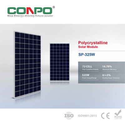 325W, 72Cell, Polycrystalline Solar Panel, PV Module